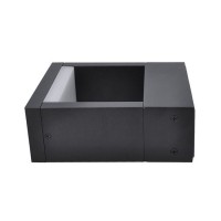 RAGUSA Nástěnné venkovní svítidlo, těleso hliník, povrch černá, difuzor plast opál, LED 7W, 450lm, přepín. CCT teplota teplá 3000K/neutr 4000K/denní 6000K, 230V, IP54, rozměry 150x160x60mm.