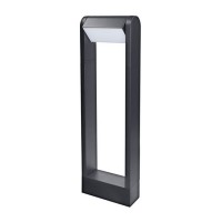 CROTONE Sloupkové venkovní svítidlo, výkopné, těleso hliník, povrch černá, LED 7W, 450lm, teplá 3000K, Ra80, 230V, IP54, rozměry 150x500x60mm.