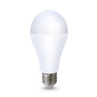 LED žárovka E27 LED žárovka, těleso hliník, difuzor plast opál, LED 18W/1710lm, 22W/2090lm, teplá 3000K/neutrální 4000K, E27, vyzař. úhel 270°, 230V, rozměry dle typu.