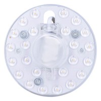 LED světelný zdroj LED Světelný zdroj do tropních svítidel, 12W/1200lm, 18W/1800lm, 24W/2400lm, neutrální 4000K, vyzařovací úhel 160°, Ra80, 230V, povrch bílá, rozměry dle typu, montáž na magnet