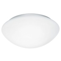 RS10L Stropní svítidlo, čidlo HF, záchyt 160°/380°, dosah 8m, čas 5s-15min, soumrak 2-2000lx, těleso plast, difuzor sklo opál, pro žárovku 1x75W, E27, 230V, zvýšené krytí IP44, tř.2, teplota -20+40°C, rozměry 280x280x110mm