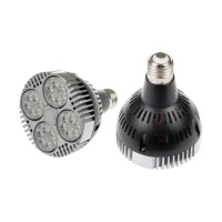 LED žárovka Světelný zdroj bodová LED žárovka, materiál hliník, LED 35W, E27, PAR30, teplá 3000K/3400lm, neutrální 4000K/3450lm, denní 6500K/3500lm, Ra85, vyzař. úhel 24°, střední životnost 25.000h, rozměry d=93mm, l=118mm