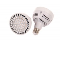 LED žárovka E27 Světelný zdroj bodová LED žárovka, materiál kov, povrch bílá/černá, LED 45W, E27, PAR 30, teplá 3000K/4200lm, neutr 4000K/4250lm, denní 6500K/4300lm, Ra85, vyzař. úhel 24°, střední životnost 25.000h, rozměry d=94mm, l=118mm