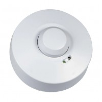 HF 360°/120°, IP20 HF - Pohybové čidlo mikrovlnné, senzor pohybu pro osvětlení, materiál plast, barva bílá, záběr 360°, dosah 1-8m, čas 10s-12min, soumrak, 230V, 300W/1200W, IP20, d=96mm, h=43mm.