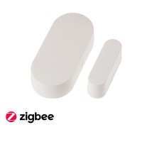 SMART Tuya dveřní senzor Dveřní senzor SMART, pro 2x3V AAA baterie (součástí), 16A, IP20, ovládání smart systémem Tuya ZigBee, kompatibilní s Google Assistant, Alexa, rozměry 55x25x13mm.
