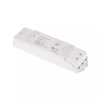 RGBW CCT RF přijímač 5x5A, 12V-24V RF přijímač pro řízení RGBW CCT LED pásků, napájení 12V-36V, 5x5A (12V - 60W/kanál/12V, 300W celkem, 24V - 120W/kanál, 480W celkem), IP20, rozměry 175x45x27mm