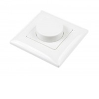 Ovladač dimLED OV KN1K RF bezdrátový přijímač, stmívač TRIAC 230V, 200W, stmívání 0-100%, dosah až 30m, rozměry 86x86x48,5mm, lze spárovat max 10 vysílačů na 1 přijímač