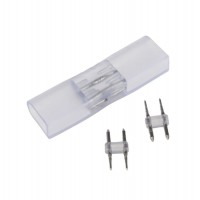 NEON Přímá spojka, pro LED pásek, materiál plast, rozměry 65x18,5x11mm.