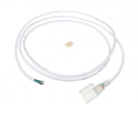NEON Přípojka LED pásku k RGB ovladači s trnem, materiál plast, délka přípojky je l=2000mm.