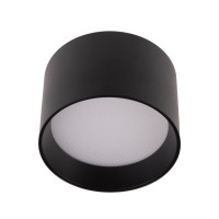 ALEXO Stropní, přisazené svítidlo, těleso hliník, povrch černá/bílá, LED 12W, 950lm, CCT přepínatelná teplota  teplá 3000K, neutrální 4000K, denní 5000K, Ra90, stmív. TRIAC, 230V, IP20, rozměry d=120mm, h=80mm