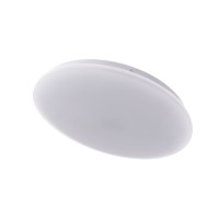ZONDO Stropní nebo nástěnné svítidlo, senzor pohybu, těleso kov, povrch bílá, difuzor plast opál, LED 18W, teplá 3000K/1700lm, neutrální 4000K/1750lm, denní 6500K/1800lm, Ra80, 230V, do koupelny IP44, rozměry d=330mm, h=45mm.