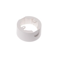 EMD2W Montážní rámeček pro přisazenou instalaci, těleso plast bílá, rozměry d=97,8mm, h=50,5mm, POUZE RÁMEČEK.