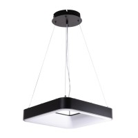 ZULU Závěsné svítidlo, těleso kov, povrch černá/bílá, difuzor plast opál, LED 32W/2570lm, 48W/3870lm, 60W/4800lm, přepín. CCT nast. teplota teplá 3000K - 6000K, stmív TRIAC, Ra80, 230V, IP20, rozměry dle typu.