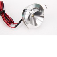 TLZ-C3W Stropní podhledové bodové svítidlo, výklopné, těleso hliník, povrch broušený, LED 3W, teplá 3000K/240lm, denní 6000K/260lm, vyzař. úhel 80°, 12V, IP20, rozměry d=50mm, h=28mm.