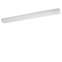 BAGON Přisazené svítidlo na kuchyňskou linku, materiál plast, povrch bílá/černá, difuzor plast opál, LED 18W/36W, teplá 3000K/neutrální 4000K/denní 6500K, 230V, IP44, rozměry 36x60mm, délka dle typu.
