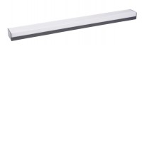 BAGON Přisazené svítidlo na kuchyňskou linku, materiál plast, povrch bílá/černá, difuzor plast opál, LED 18W/36W, teplá 3000K/neutrální 4000K/denní 6500K, 230V, IP44, rozměry 36x60mm, délka dle typu.