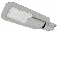 RS100W Svítidlo pro veřejné osvětlení, těleso kov, povrch sv. šedá, LED 100W, 11000lm, neutrální 4500K, Ra80, 230V, IP65, rozměry 570x85x240mm, mont na výložník d=55mm.