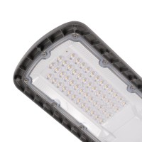 VO3-30W/50W/100W Svítidlo pro veřejné osvětlení, nastav. sklon svícení +-15°, těleso kov, povrch tm. šedá, LED 30W/50W/100W, teplá 3000K/neutrální 4000K, Ra80, 230V, IP65, rozměry dle typu, mont na výložník d=50mm a d=60mm