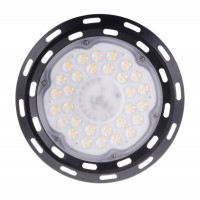 EH2-UFO Závěsné průmyslové svítidlo, těleso kov, povrch černá, krycí plast čirý, LED 100W/150W/200W, neutrální 4000K/denní 6500K, Ra80, vyzař. úhel 90°, 230V, IP65, rozměry dle typu