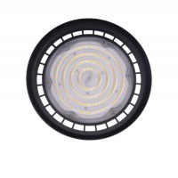 HL5-UFO Závěsné průmyslové svítidlo, těleso kov, povrch černá, krycí plast čirý, LED 100W/150W/200W, neutrální 4000K/denní 6500K, Ra80, vyzař. úhel 90°, 230V, IP65, rozměry dle typu