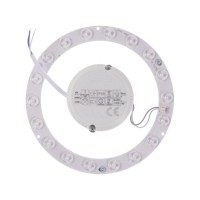LM LED 15W, 20W LED modul pro náhradu žárovek ve svítidlech, základna plast, bílá, LED 15W, 20W, teplá 3000K, neutrální 4500K, denní 6000K, Ra80, s nouzovým modulem záloha 2h, 3,5W, 230V, IP20, montáž na magnet