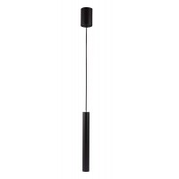 VERTO Závěsné bodové svítidlo, těleso hliník, povrch černá, LED 9W, teplá 3000K/480lm, neutrální 4000K/490lm, vyzař. úhel 24°, Ra90, 230V, IP20, tř.1, rozměry d=35mm, h=300mm, vč závěs kabelu.