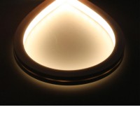 NEON Silikonový profil, vertikálně ohebný, hranatý, pro instalaci LED pásků šířky max w=8mm, s příkonem pásku max w=9,6W/m, rozměry 12x12mm, cena za 1m