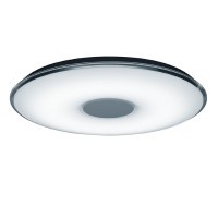 TOKYO Stropní svítidlo zákl kov, bílá, difuzor plast opál, LED 50W, 4000lm/cca jako 200W žár, nastavitelná teplota světla teplá 3000K-denní 5000K + stmívání IR dálk ovladač, Ra80, 230V, IP20, zař.tř.2,d=600mm, h=65mm