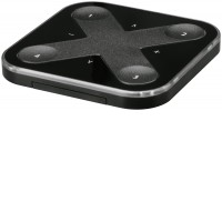  RF bezdrátový nástěnný ovladač, Casambi černý, nebo bílý, fce za/vyp, stmívání, nastavení CCT teploty světla, 4 scény, napájení baterie CR2430, IP20, rozměry 90c90x12mm