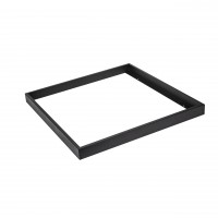 MR118 - Rám pro LED panel 60x60 Montážní rám pro stropní montáž LED panelů, bezšroubový, materiál kov, povrch bílá/černá, rozměry 600x600x45mm.