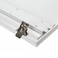 K02 Montážní klip 4ks Sada 4ks montážních klipů pro spodní montáž LED panelů, pro panel 600x600mm, do sádrokartonu SDK, materiál kov