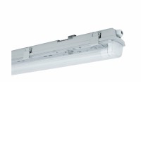 FRAGOR 1x10W, T8/G13, IP65 Stropní nebo závěsné průmyslové prachotěsné svítidlo, plast šedá, pro LED zářivku 1x10W, T8/G13, 60cm, 230V, IP65, tř.2, rozměry 75x90mm, l=710mm, LED zářivku SAMOSTANĚ, jednostranné zapojení