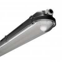 NORMA LED 21W, 40W, 58W, 85W, IP65, IK10 Průmyslové, prachotěsné svítidlo, těleso plast šedá, nebo černá, difuzor plast, přepínatelný příkon 21W, 40W, 58W, 85W, neutrální 4000K, denní 6000K, vyzař. úhel 120°, Ra80, 230V, IP66, IK10, průběžné zapojení 3x1,5mm