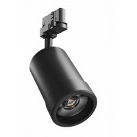 FORIS 20W CCT Bodové svítidlo, těleso hliník, povrch černá, nebo bílá, LED 20W, přepín CCT teplá 3000K-denní 6000K, Ra80, plynule nastavitelný vyzařovací úhel 20°-45°, 230V, IP20, rozměry d=84mm, h=185mm, 3F adaptér Nordic Aluminium
