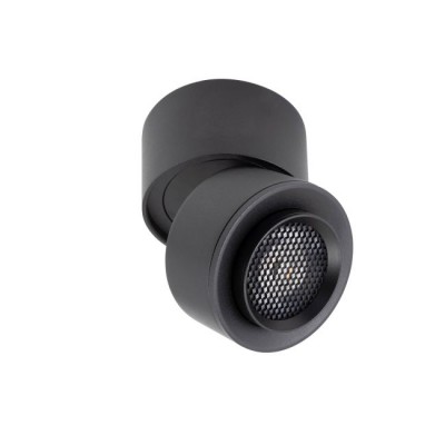 XARTE Stropní přisazené bodové svítidlo, výklopné +-90°,  těleso kov, povrch bílá/černá, LED 15W/22W, teplá 3000K/neutrální 4000K, ZOOM nastavitelný vyzař. úhel 15°-45°, Ra90, UGR<19, 230V, IP40, tř.2, rozměry dle typu.