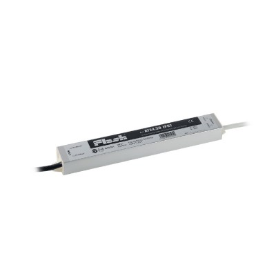Zdroj pro LED 24V 60W IP67 Napájecí zdroj LED, napěťový, venkovní, materiál hliník šedostříbrná, vstup 230V, výstup: 24V, 1,25A, 30W, IP67, tř.2, rozměry 21x29x221mm
