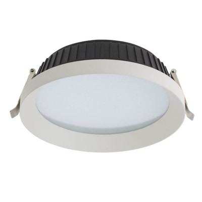 XCLASS Stropní, podhledové, svítidlo, materiál hliník, povrch bílá, difuzor polykarbonát opál, LED 21W, 1576lm, neutrální 4000K, Ra80, 700mA, do koupelny IP54, tř.3, d=161mm, h=68mm, trafo samostatně