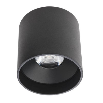 XCORE ROUND Stropní, bodové svítidlo, materiál hliník, povrch černá, LED 18W, 2030lm, teplá 2700K, vyzař. úhel 38°, UGR<10, Ra80, 230V, IP20, tř.2, rozměry d=100mm, h=100mm