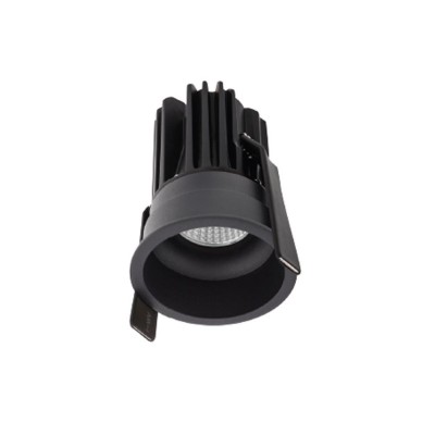 XCLUB Stropní, podhledové, bodové, komínkové svítidlo, materiál hliník, povrch bílá/zlatá/černá, krycí sklo čiré, LED 7W, teplá 3000K/neutrální 4000K, 350mA, vyzař. úhel 36°, IP20, Ra80/Ra90, tř.3, d=60mm, h=85mm, trafo samostatně