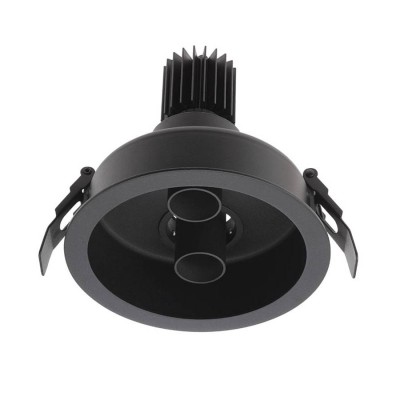 XDRILL Podhledové, dvoubodové svítidlo, nastav směr sv, materiál hliník, povrch bílá, nebo černá, krycí plast transparentní, LED 2x9W, teplá 2700K/3000K, neutrální 4000K, UGR<10, Ra90, 230V, IP20, tř.2, rozměry d=140mm, h=113mm, vč trafa