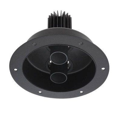 XDRILL Podhledové, dvoubodové svítidlo, nastav směr sv, materiál hliník, povrch bílá, nebo černá, krycí plast transparentní, LED 2x9W, teplá 2700K/3000K, neutrální 4000K, UGR<10, Ra90, 230V, IP20, tř.2, rozměry d=160mm, h=112mm, vč trafa