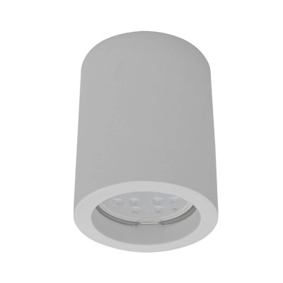 XGESS CEILING VÝPRODEJ Stropní, přisazené, bodové svítidlo, materiál sádra, povrch bílá, pro žárovku 1x35W, GU10, ES50, 230V, IP20, tř.1, rozměry d=70mm, h=90mm