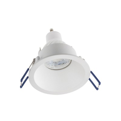 XKONE Stropní, podhledové, bodové, komínkové kruhové svítidlo, materiál hliník, povrch bílá, pro žárovku 1x50W, GU10, ES50, 230V, IP20, tř.1, rozměry d=82mm, h=35mm