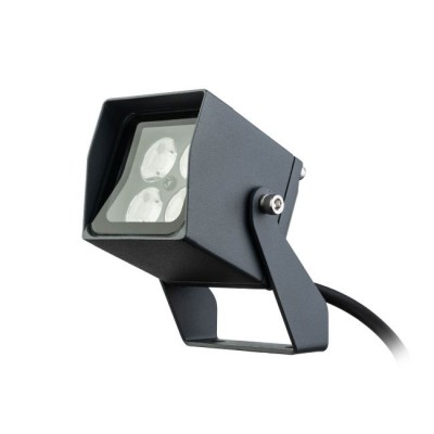 XLOCUS Venkovní reflektor, těleso hliník, povrch černá, krycí plast čirý, LED 9W/20W, teplá 3000K/neutrální 4000K, vyzař úhel 5°/3,5° dle typu, Ra80, 24V/230V dle typu, IP66, rozměry dle typu