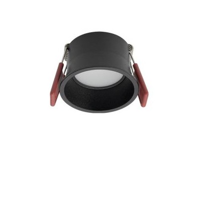 XLUMO Podhledové svítidlo, těleso kov, povrch černá, dif plast opál, LED 20W, 2120lm, teplá 3000K, vyzař. úhel 120°, Ra80, 230V, IP44/IP20, tř.2, rozměry d=100mm, h=52mm.