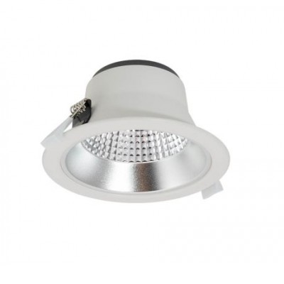 XMASK Podhledové bodové svítidlo, těleso kov, povrch bílá, LED 15W/20W/28W/35W, přepínačem nastav. CCT teplota teplá 3000K- denní 6000K, vyzař. úhel 60°, UGR<19, Ra90, 230V, IP54/IP20, tř.2, rozměry dle typu.