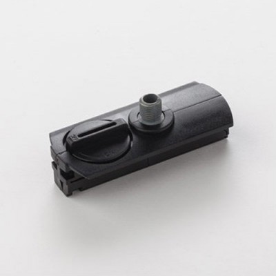 MINITRACK Stropní adaptér pro napájení svítidla pro 1-fázové lišty, materiál polykarbonát PC, povrch bílá/černá/šedostříbrná, 230V, IP20, tř.1, rozměry 23x35x80mm, vč vypínače