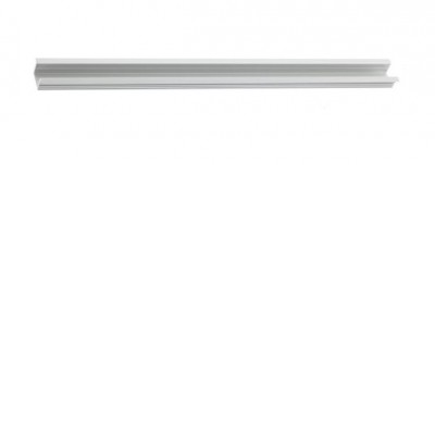 PRF Zápustný profil pro instalaci LED pásků do sádrokartonu, materiál hliník, povrch šedá, rozměry 25,5x1,4mm, délka l=2000mm.