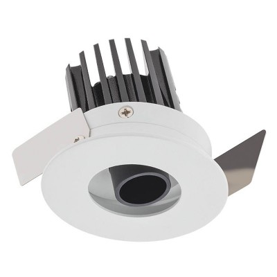 XPIXEL LED 9W Stropní, podhledové, bodové svítidlo, výklopné +-15°, těleso hliník, povrch černá, nebo bílá, LED 9W, teplá 3000K, nebo neutrální 4000K, Ra90, vyzařovací úhel 30°, 230V, IP20, rozměry d=60mm, h=54mm, trafo na kabelu