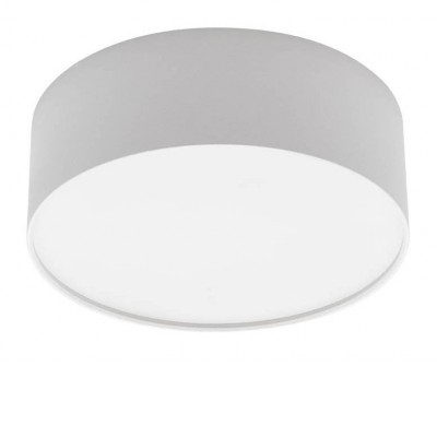 XROLL PLAF Stropní přisazené svítidlo, materiál hliník, povrch bílá mat, difuzor plast opál, LED 18W/2040lm, 18W/2230lm, teplá 3000K/neutrální 4000K, 230V, IP40, Ra80, tř.1, rozměry d=150mm, h=53mm.